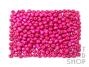 Fuchsia Roundel Wood Beads - 6.5mm x 5mm